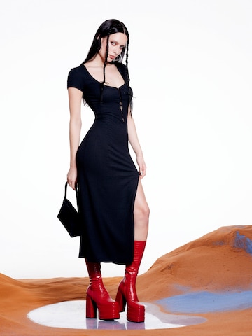 SHYX - Vestido 'Duffy' en negro: frente