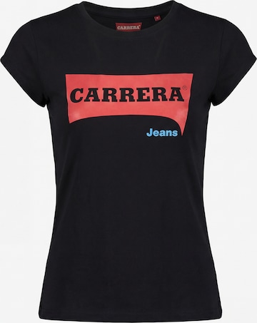Carrera Jeans Shirt 'Logo' in Schwarz: Vorderseite