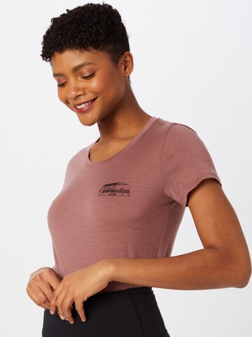 ICEBREAKER Performance shirt 'Tech Lite' in Pink: front