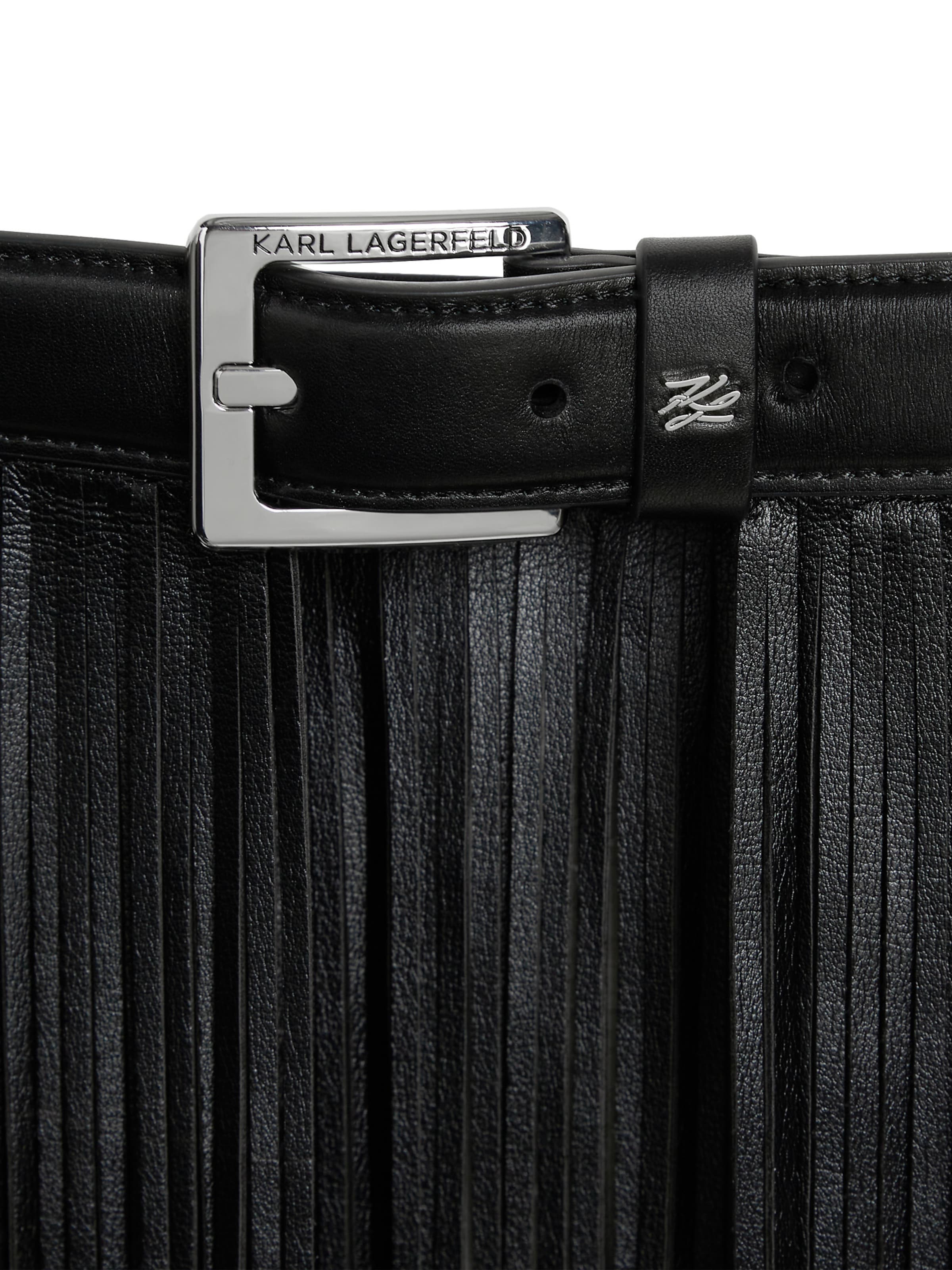 Karl Lagerfeld Ремень 'Autograph' в Черный