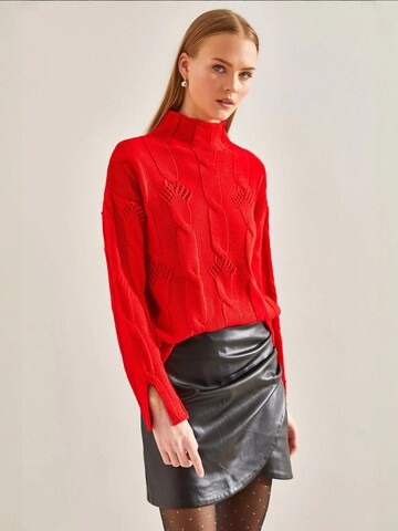 Pullover 'Pullover' di Bianco Lucci in rosso