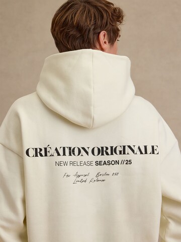 Sweat-shirt 'Malte' DAN FOX APPAREL en blanc