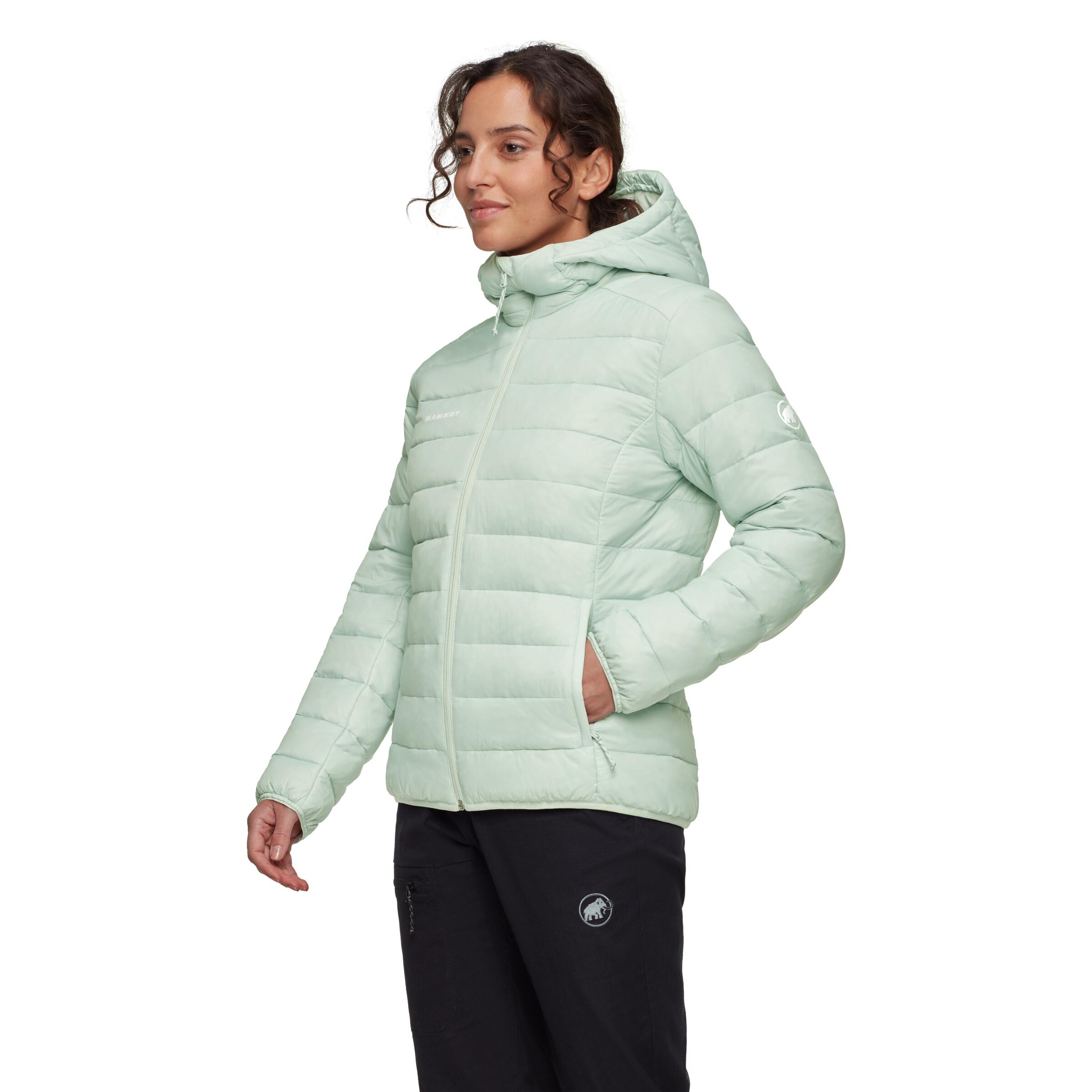 MAMMUT Outdoor Jacket 'Crag' in Green: front