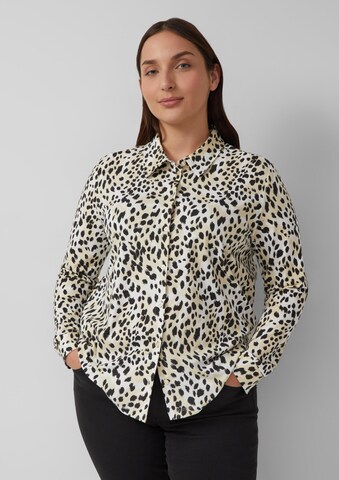 s.Oliver Blouse in Beige: voorkant