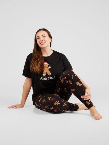 ONLY Carmakoma Pajama 'Cooler Life' in Black