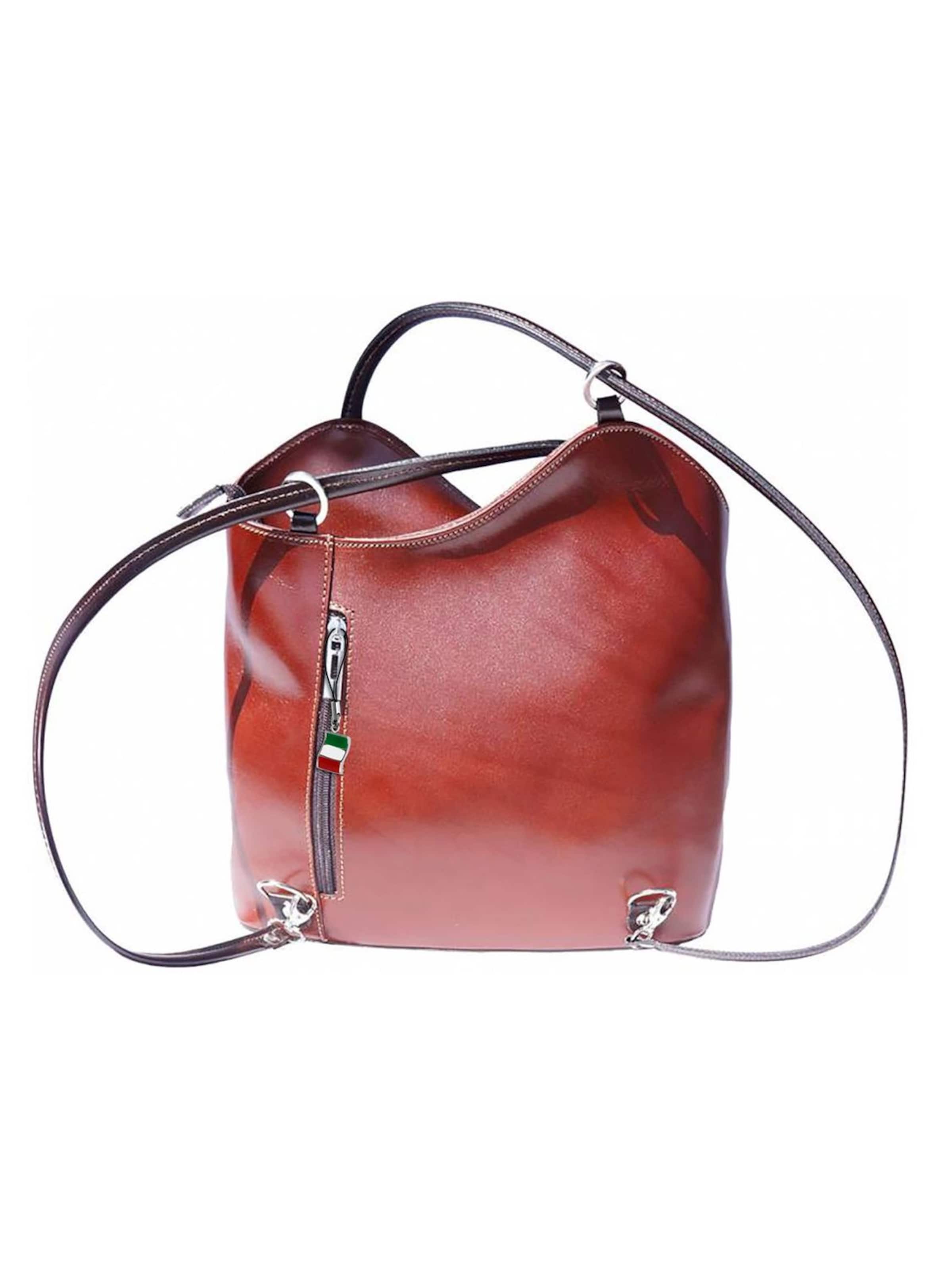 Florence Schoudertas in Bruin: voorkant