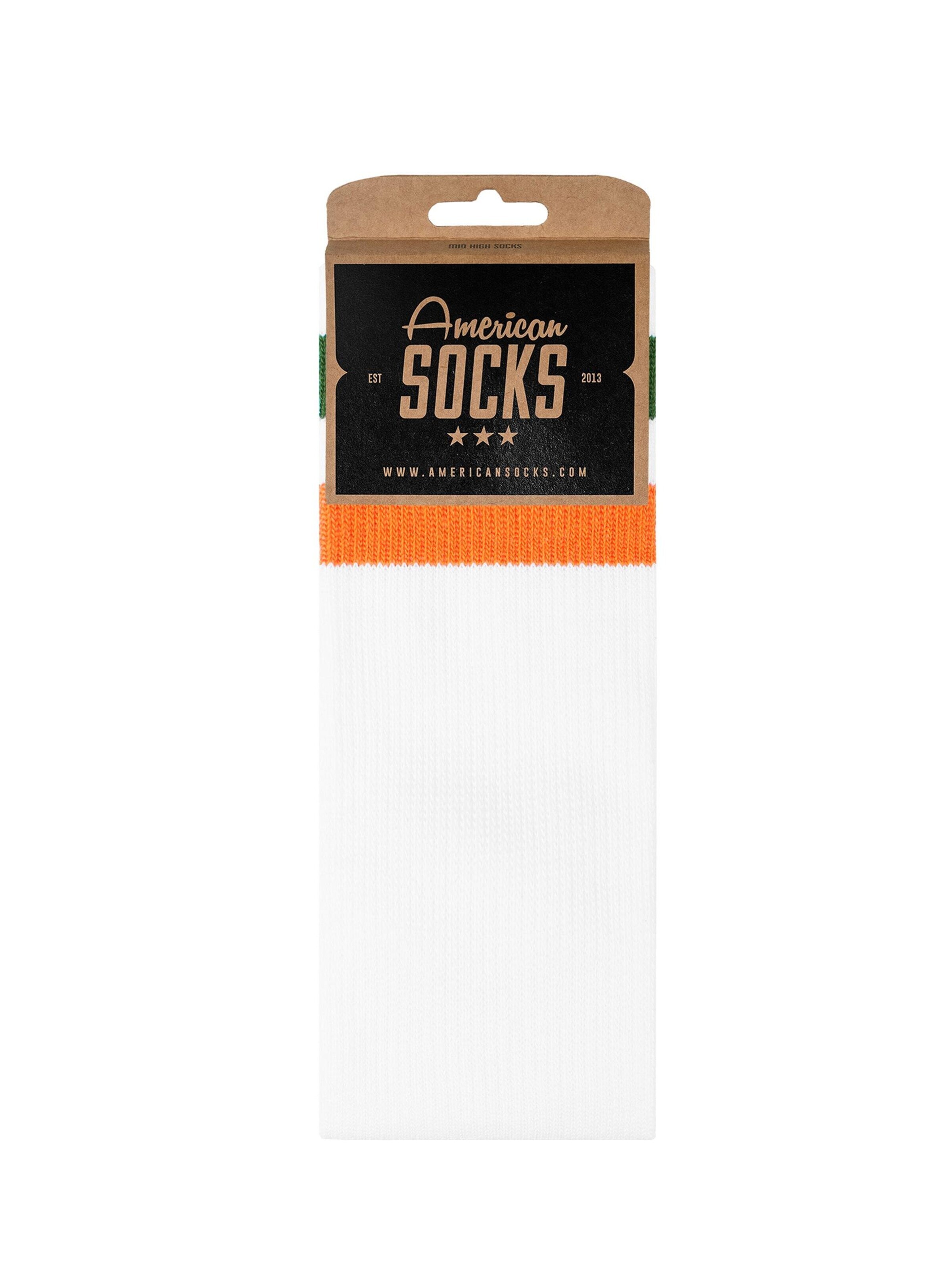 American Socks - Calcetines 'Dirtbag - Mid High' en blanco