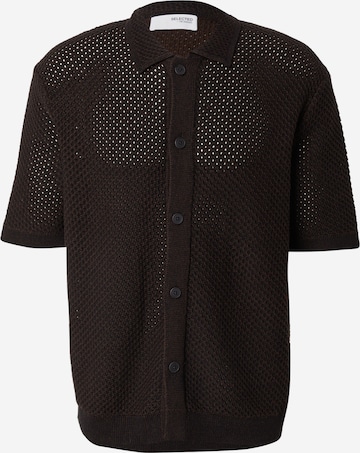 juoda SELECTED Kardiganas 'SLHGINGER': priekis