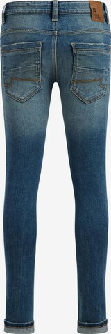 Skinny Jeans di WE Fashion in blu