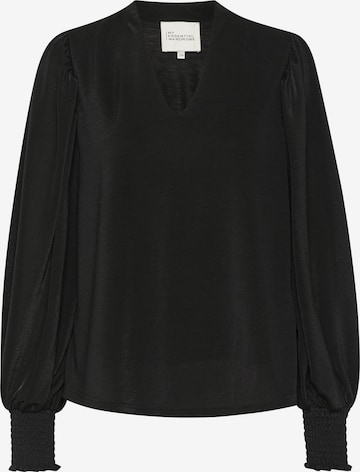 My Essential Wardrobe Blouse 'Asti' in Zwart: voorkant