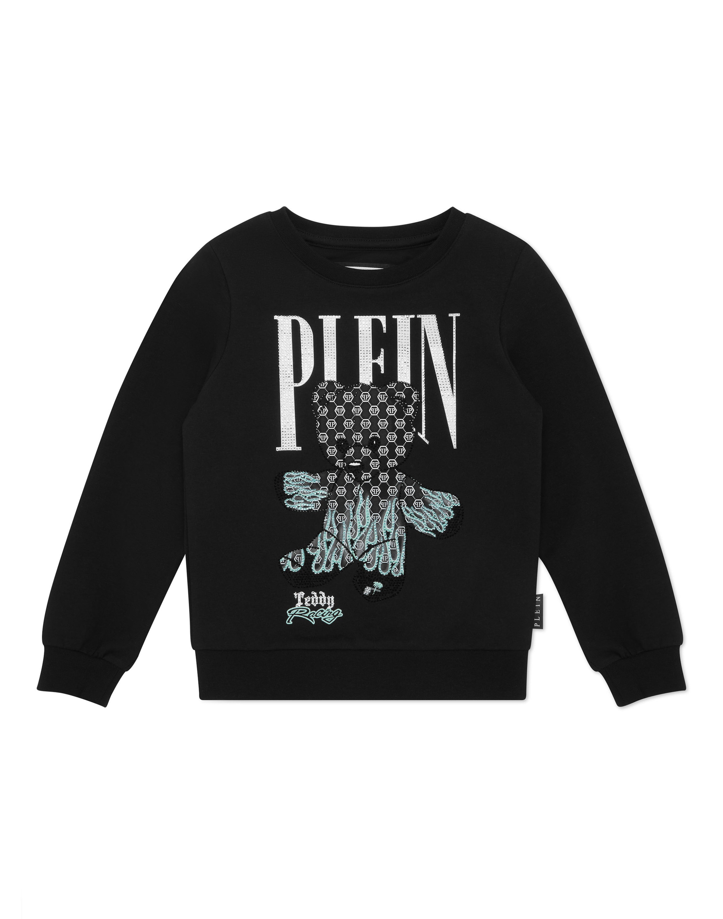 Felpa 'Teddy' di Philipp Plein in nero: frontale