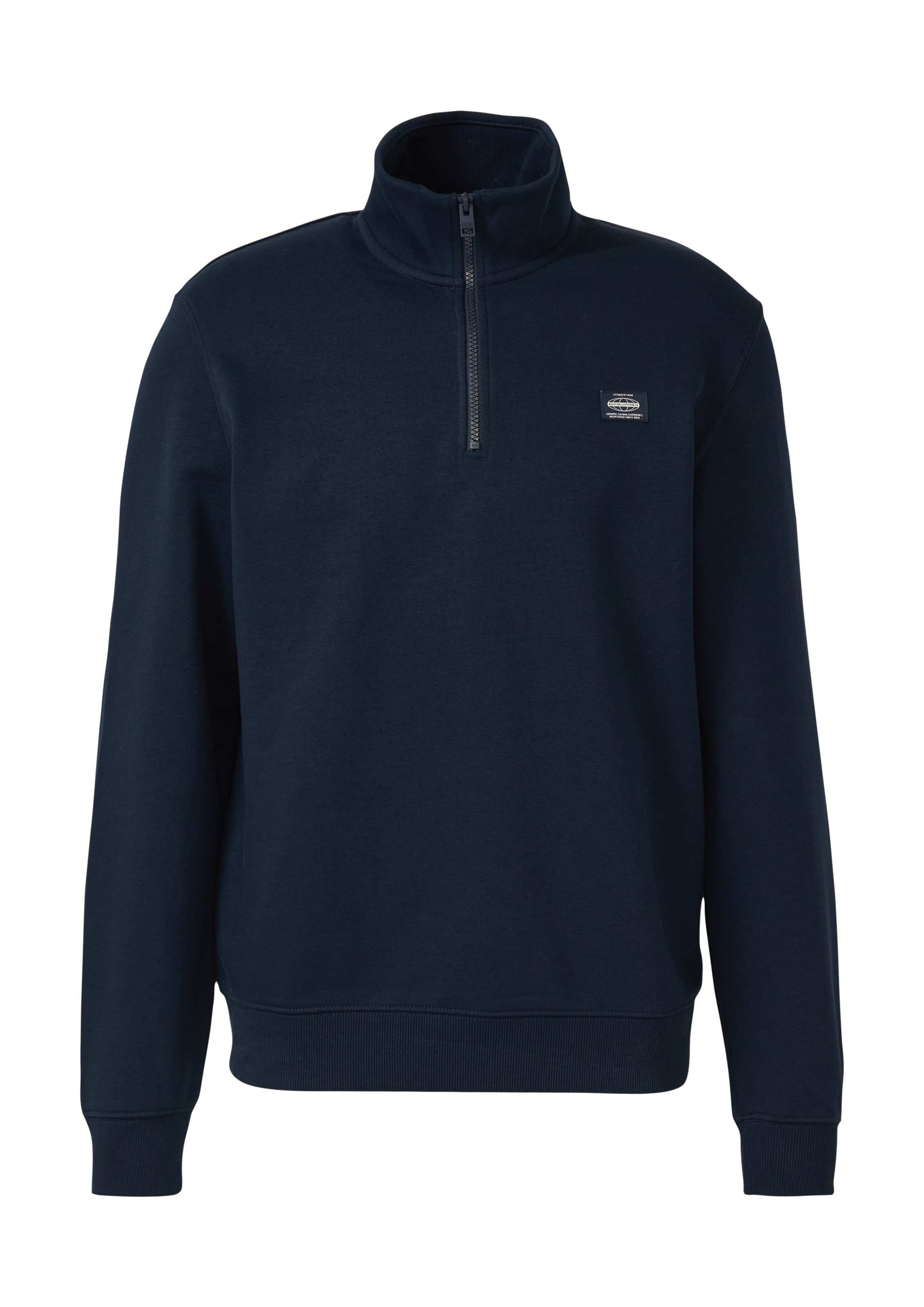 s.Oliver Sweatshirt in Blauw: voorkant