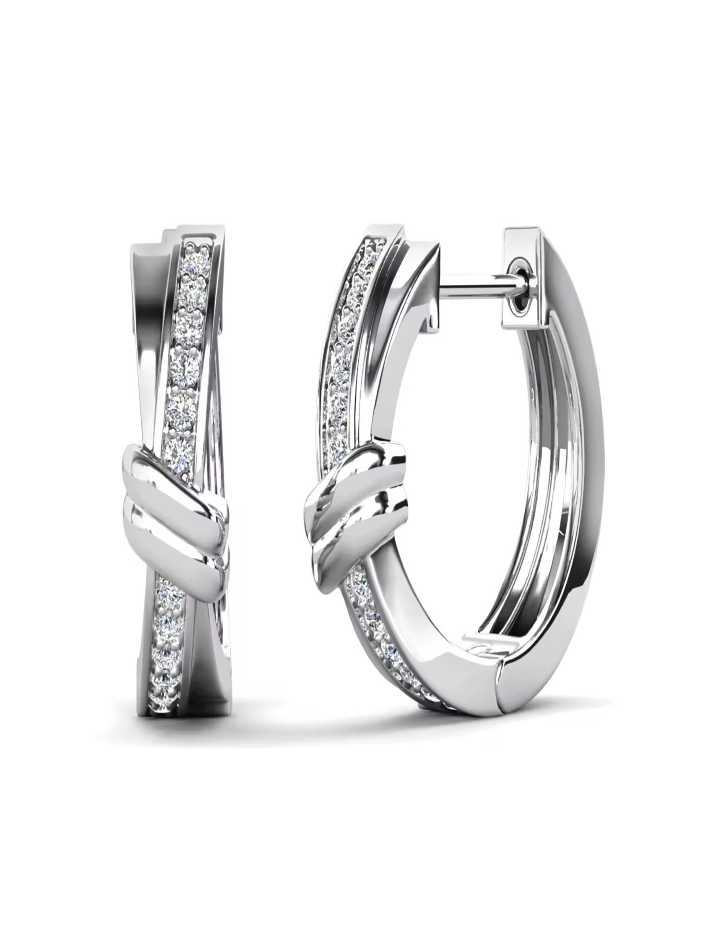 ROUGEMONT Jewellery Earrings in Silver: front
