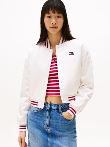 Veste mi-saison Tommy Jeans en blanc : devant
