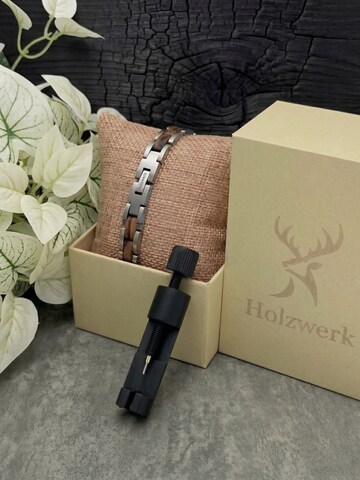 Holzwerk - Pulsera 'BEVERSEE' en plata
