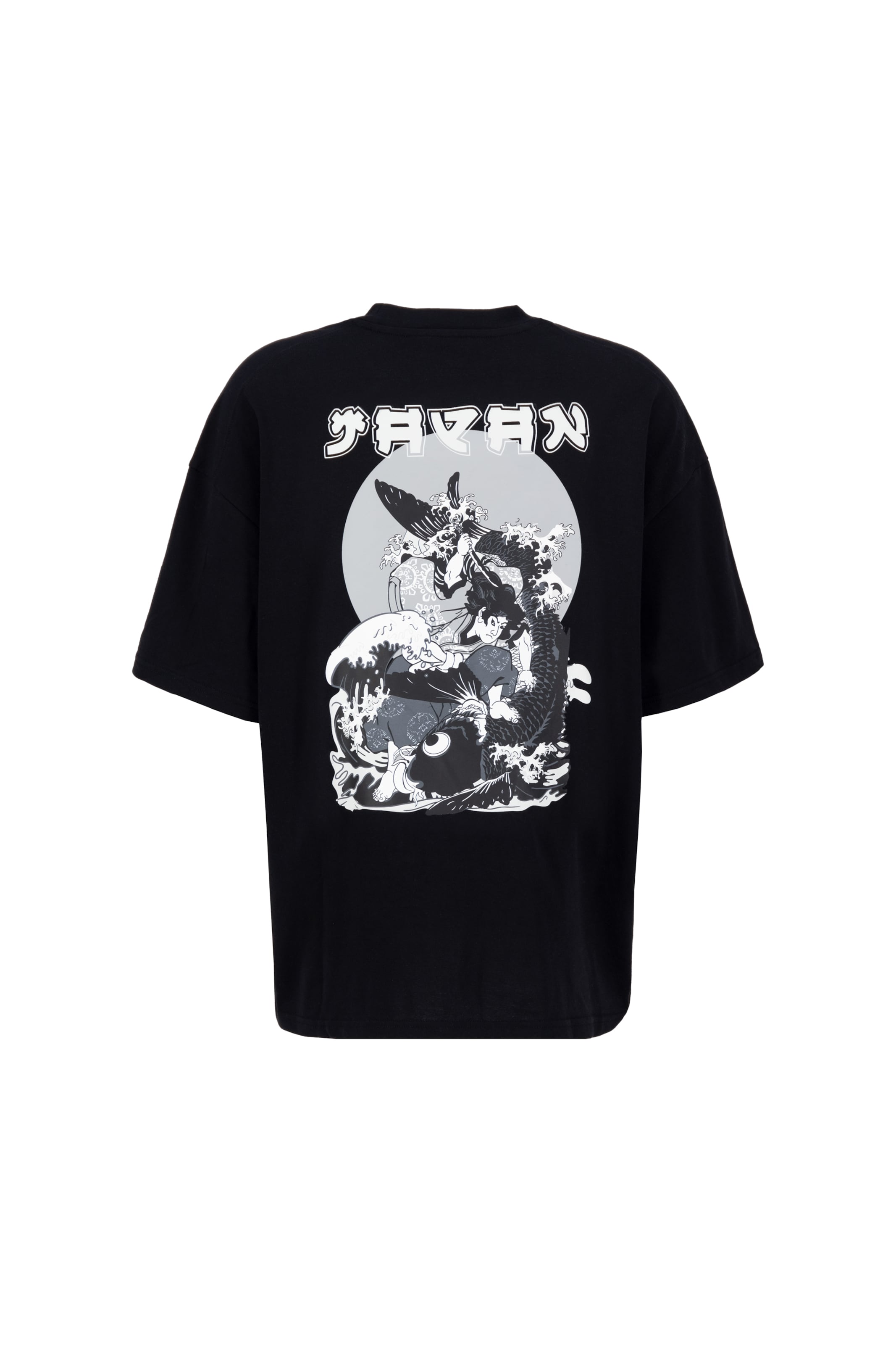 melns ALPHA INDUSTRIES T-Krekls 'Wave Warrior'