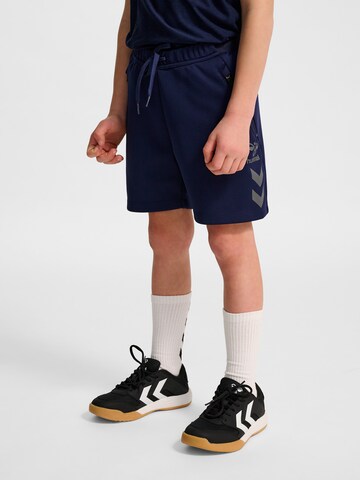 Hummel Regular Sportbroek 'Cima 2.0' in Blauw: voorkant