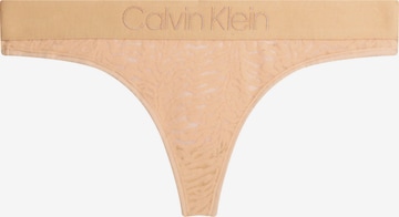 Calvin Klein Underwear Thong 'Intrinsic' in Yellow: front