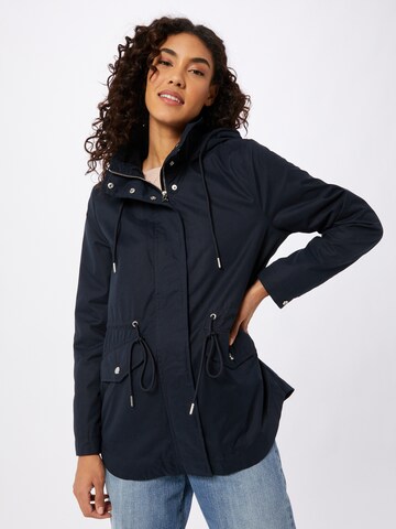 TOM TAILOR Tussenparka in Blauw: voorkant