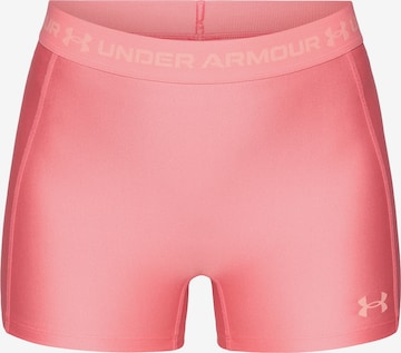 UNDER ARMOUR Skinny Sportbroek in Roze: voorkant