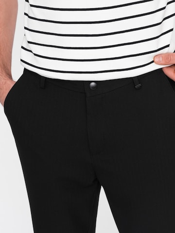 Ombre Regular Hose in Schwarz