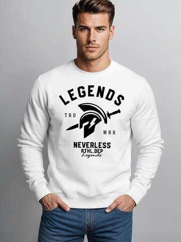 Neverless Sweatshirt 'Legends'‌‌‌‌‌‌ in Weiß
