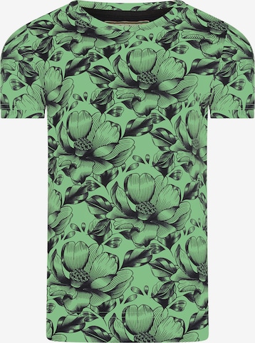 4funkyflavours Shirt 'B4 The Night Is Thru' in Groen: voorkant