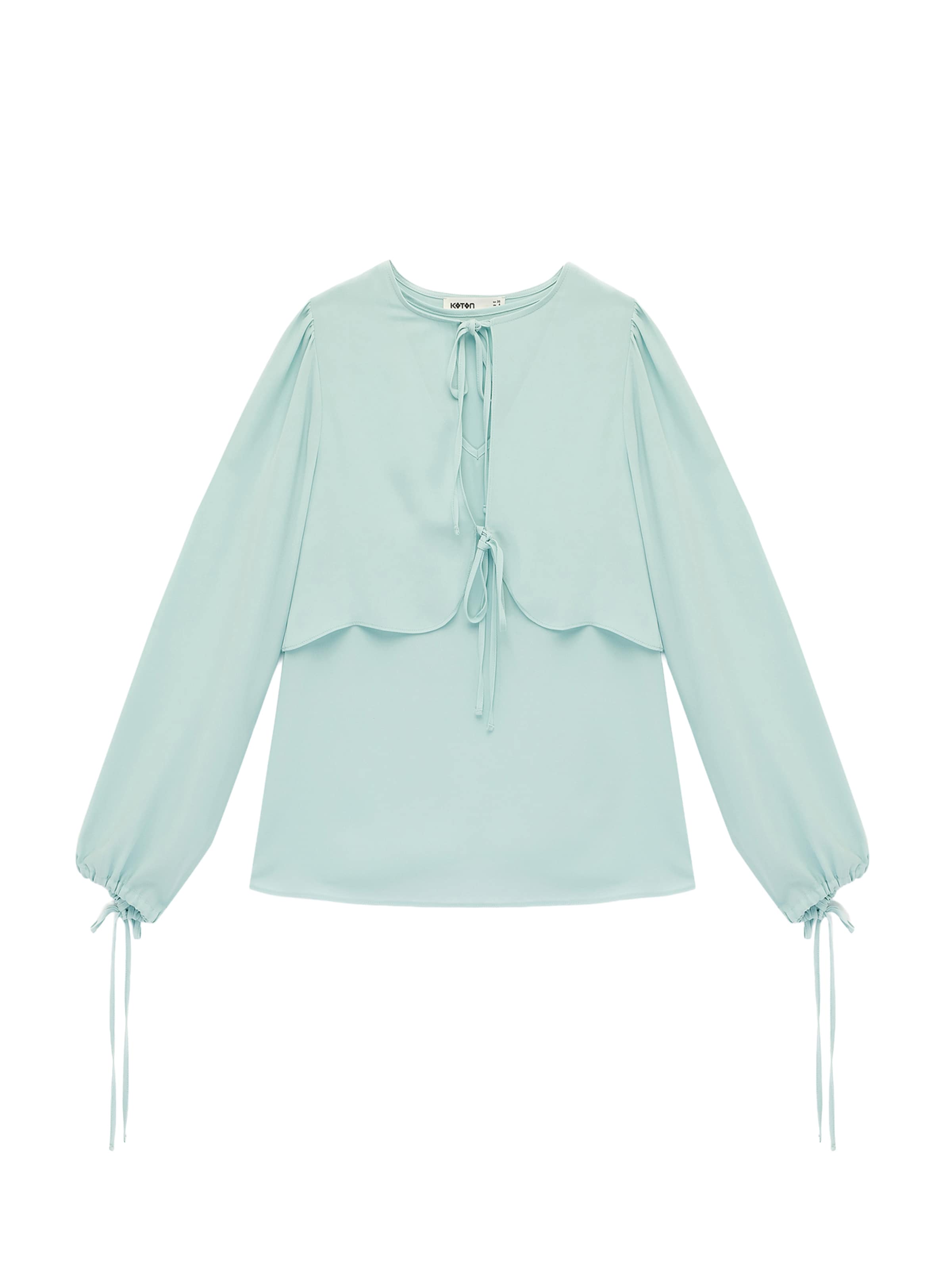 Koton Blouse in Groen: voorkant