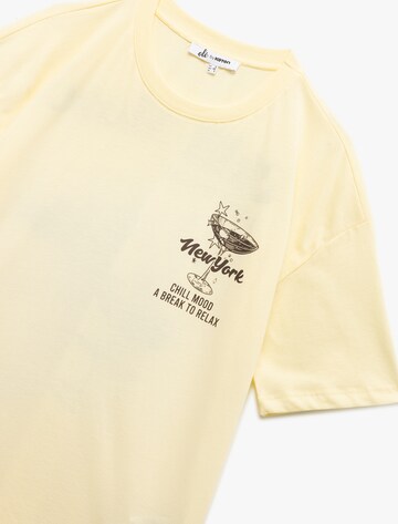 Koton Oversized Shirt in Yellow