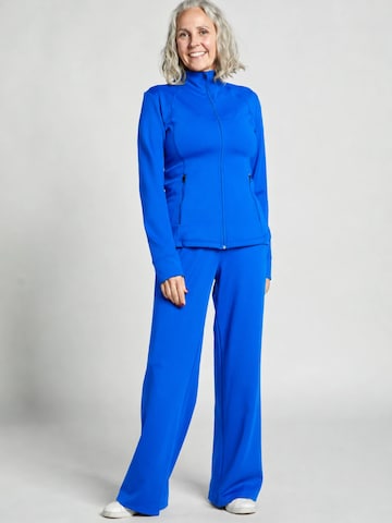 évasé Pantalon de sport 'Wide Training Pants' SPORTKIND en bleu