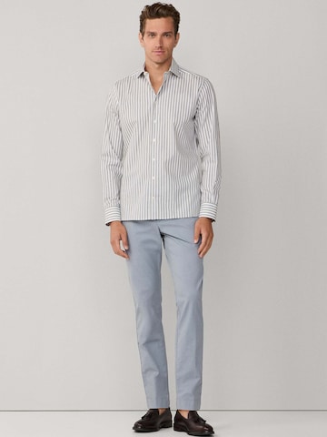 Coupe slim Pantalon chino 'Kensington' Hackett London en bleu