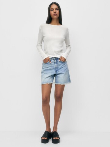 Pull&Bear Regular Shorts in Blau