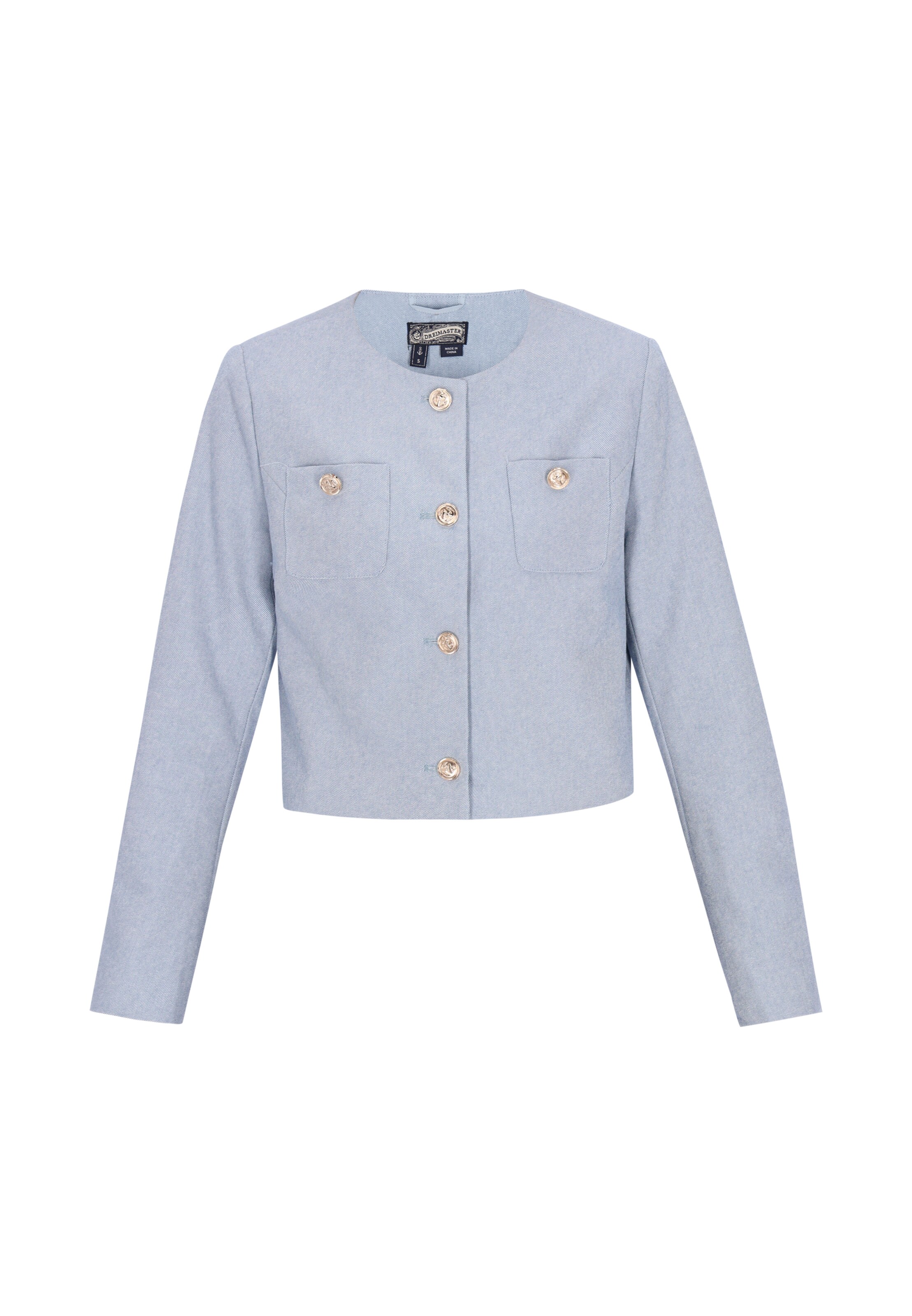 DreiMaster Vintage - Blazer em azul: frente