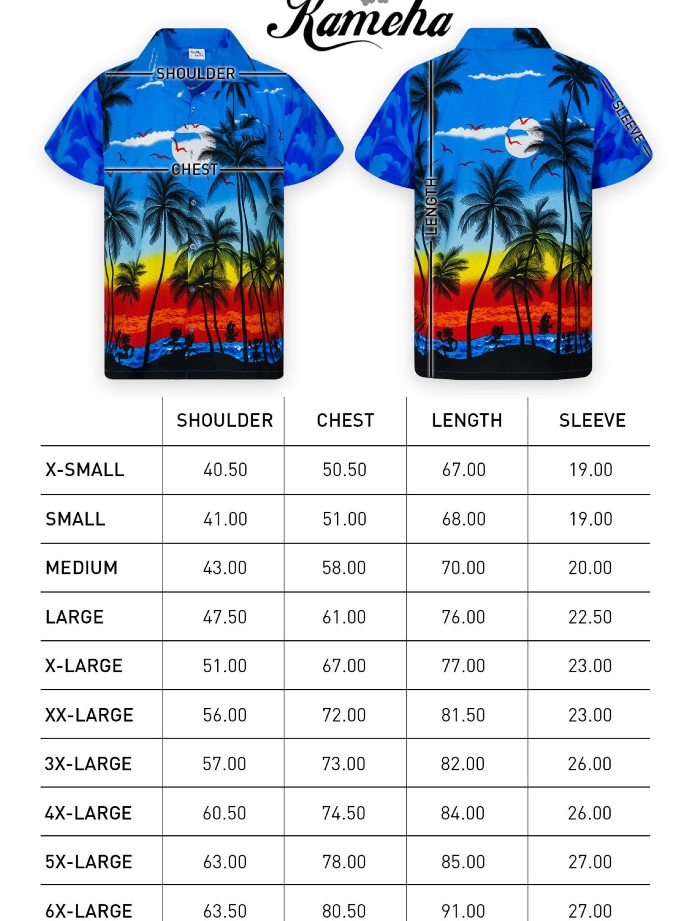 King Kameha Shirt 'Beach' in Blue