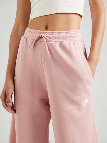 ADIDAS SPORTSWEARWide Leg/ Široke nogavice Sportske hlače 'Last Days Of Summer' - roza boja