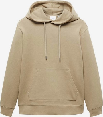 MANGO MAN Sweatshirt 'Bone' i beige: framsida