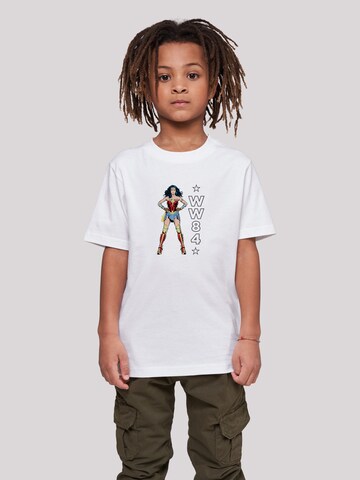 F4NT4STIC Shirt 'DC Comics Wonder Woman 84 Standing' in Wit: voorkant