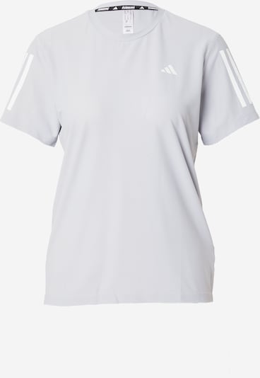 ADIDAS PERFORMANCE Camiseta funcional 'Own The Run' en gris claro / blanco, Vista del producto