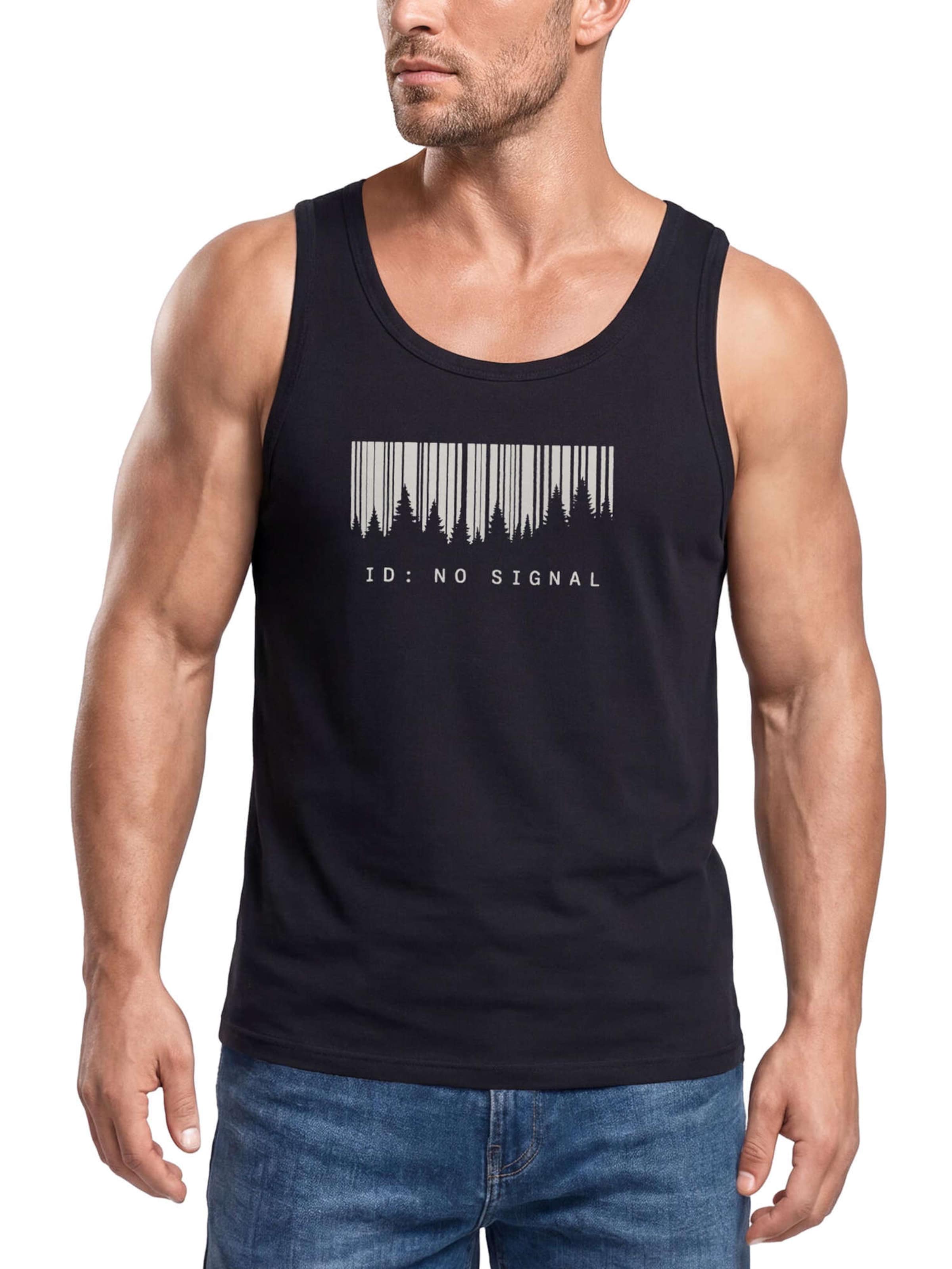 Neverless Shirt 'No Signal' in Black