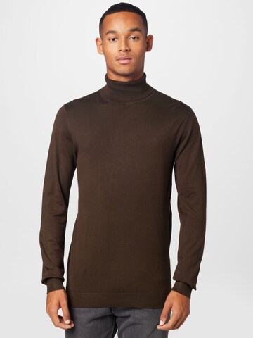 Petrol Industries Sweater in Brown: front