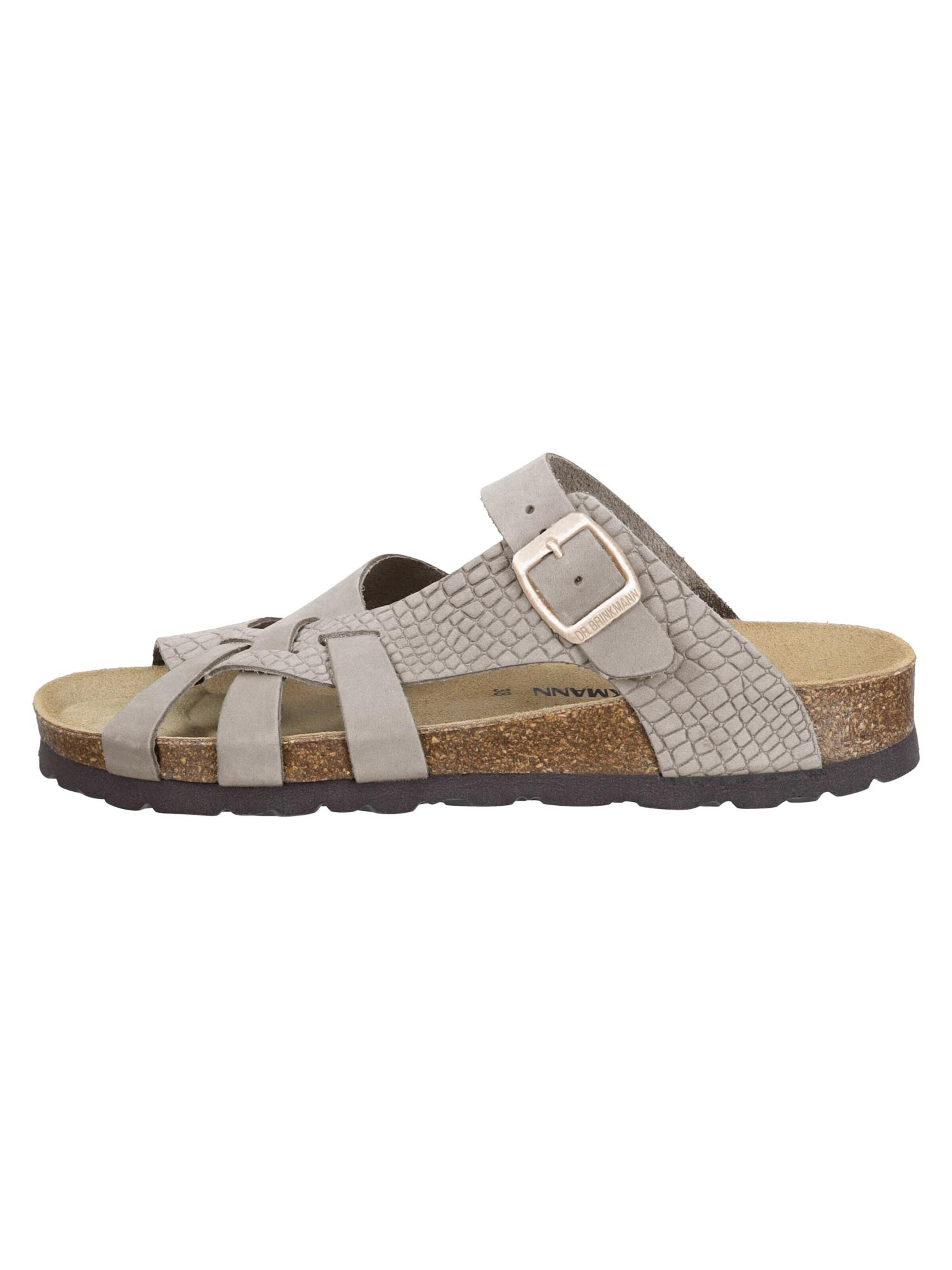 DR. BRINKMANN Mule 'Oliva' in Beige: front