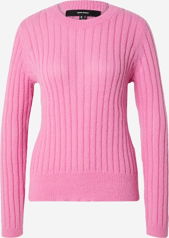 VERO MODA Пуловер 'VMSTORM' в розово: отпред