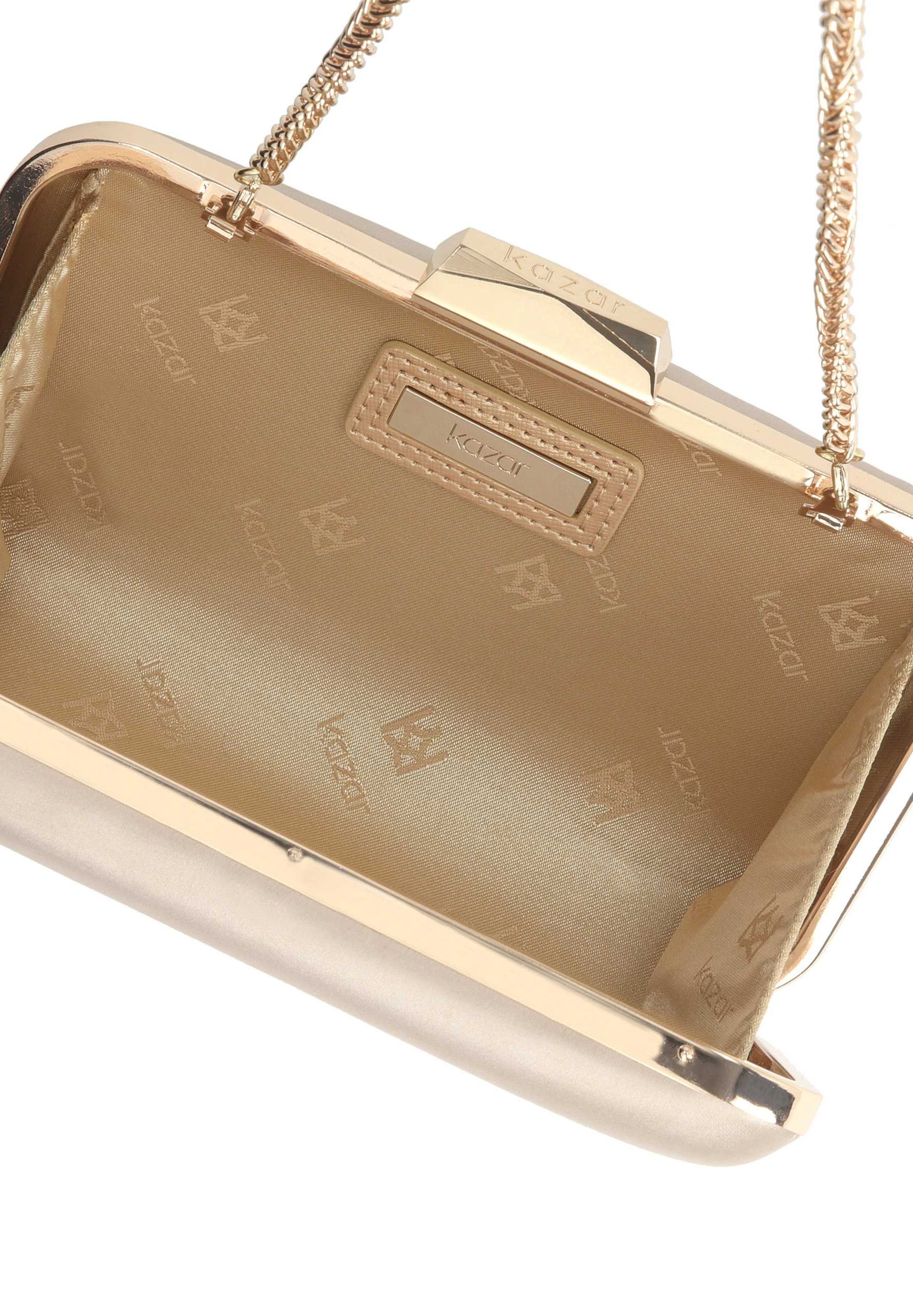 Kazar Clutch in Beige