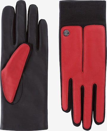 Mezzoguanti 'Stockholm Touch' di Roeckl in rosso: frontale