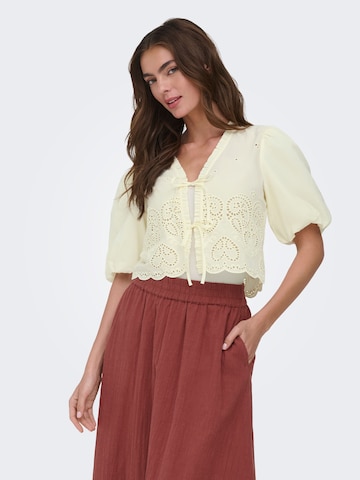 ONLY Blouse 'ONLBryson' in Geel: voorkant