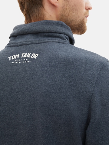 TOM TAILOR Sweatshirt i blå