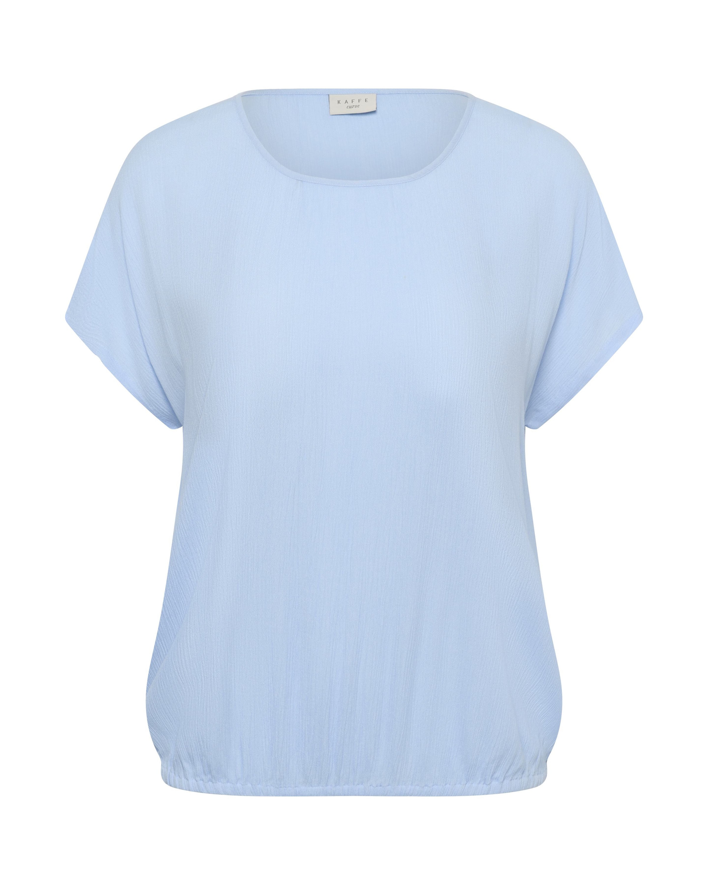 KAFFE CURVE Bluzka 'KCami' w kolorze niebieski: przód