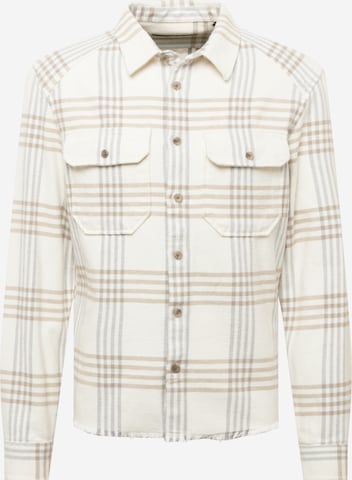 DRYKORN Button Up Shirt in Beige: front