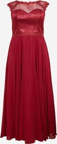 My Mascara Curves Evening Dress in Red: front