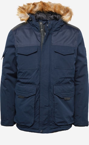 BURTON MENSWEAR LONDON Zimní bunda – modrá: přední strana